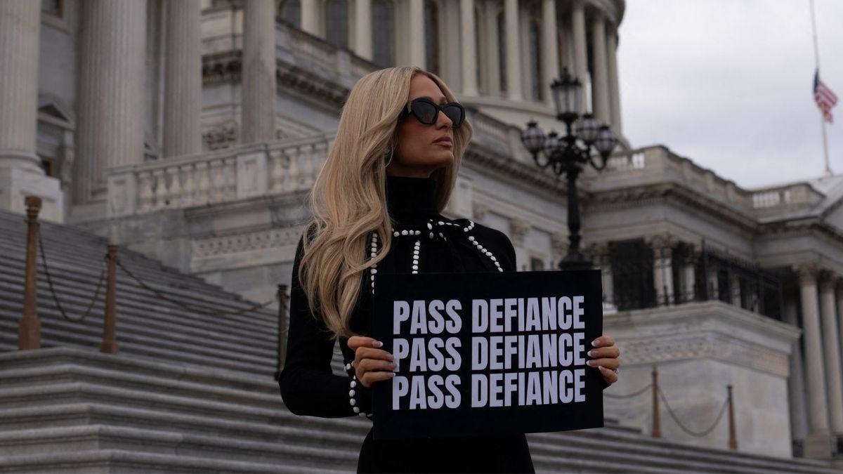 image of The socialite believes AI deepfakes are repeating the same abuse on a larger scale.