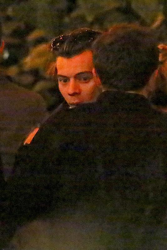 Harry Styles toasts to his 23rd Birthday at Cafe Habana