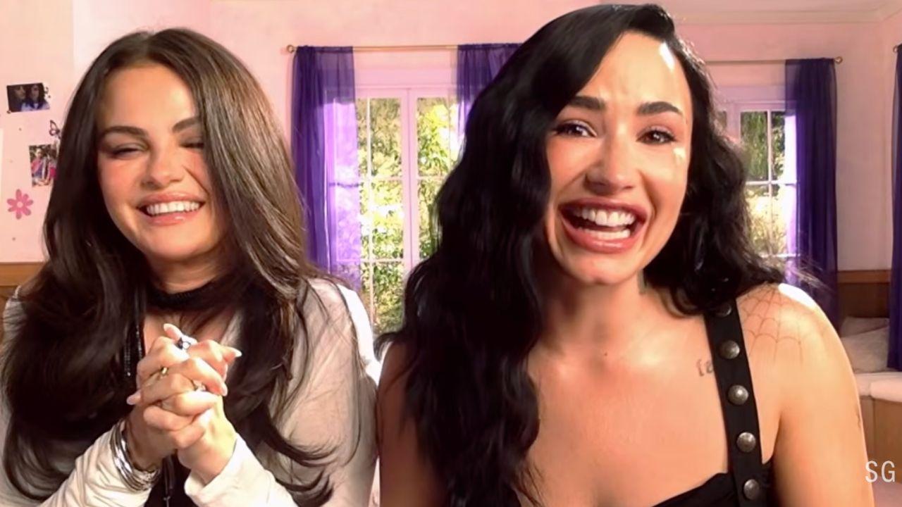 Image of Selena Gomez and Demi Lovato first became friends as children while working together on 'Barney & Friends.'