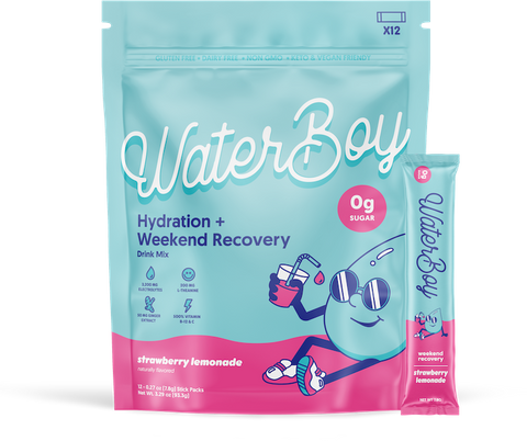 weekend recoverystrawberry lemonade