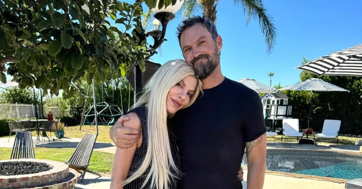 Photo of Tori Spelling and Brian Austin Green.