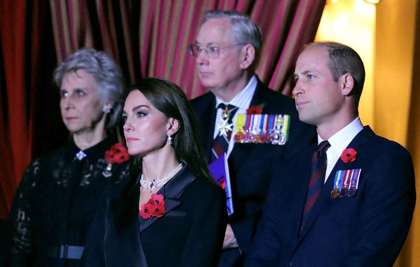 king charles queen camilla attend festival of remembrance