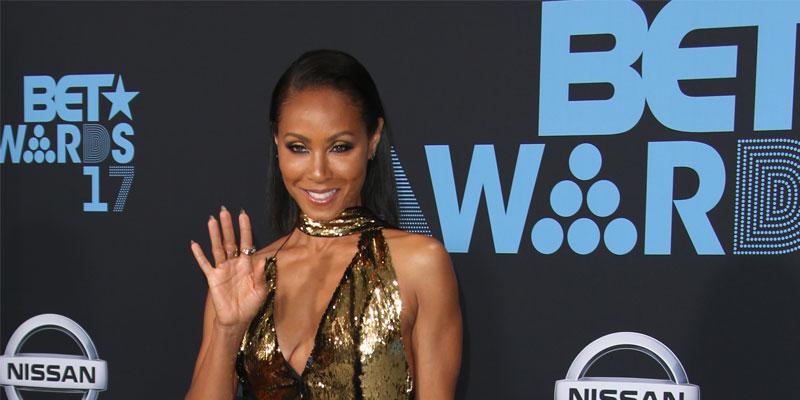 Jada Pinkett Smith Flashes Black Bra in Sexy Sheer Top!, Jada Pinkett  Smith, Sheer