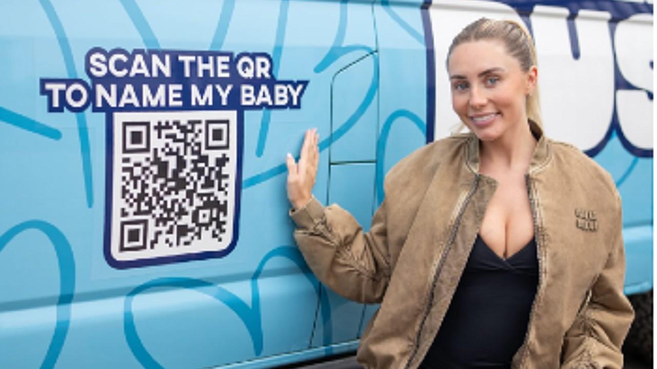 image of Bonnie Blue gave birth this year.