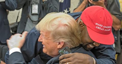 Photo of Donald Trump and Kanye West