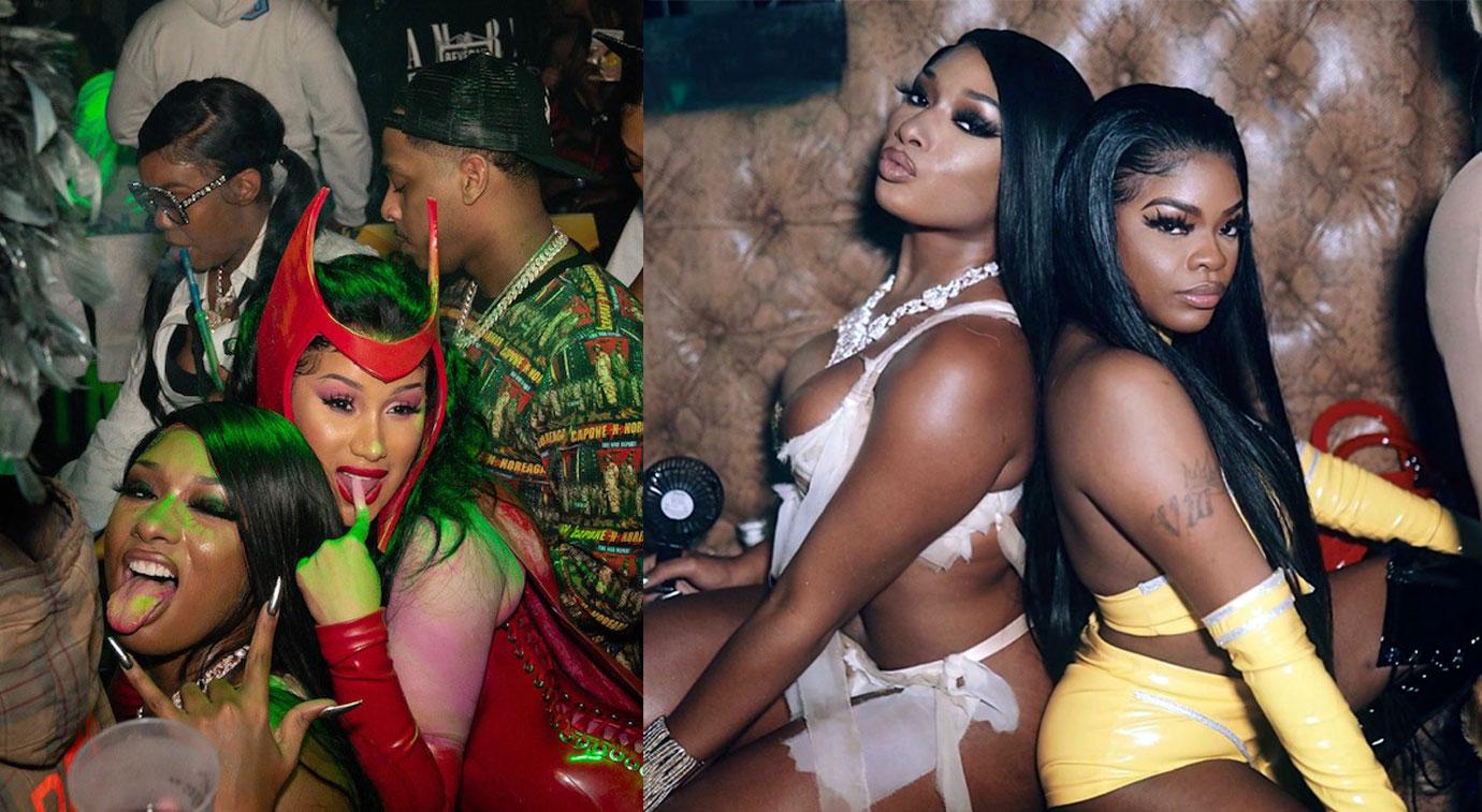 Megan Thee Stallion hosted a Hottieween party,