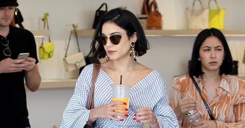 Vanessa Hudgens feeds the meter on shopping trip in WeHo