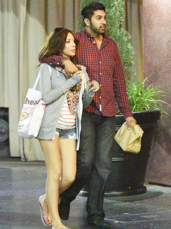 *EXCLUSIVE* Farrah Abraham with new boyfriend **USA ONLY**