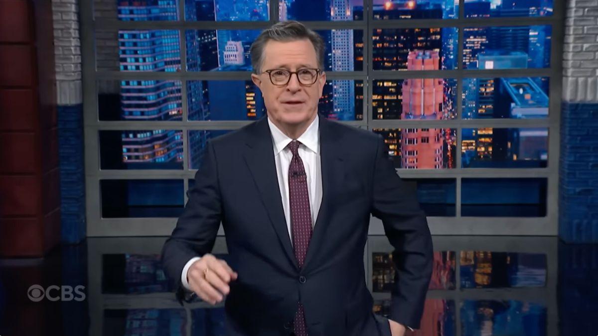 Photo of Stephen Colbert was laying down before filming an episode of 'The Late Show' when his manager told him the series was being axed.