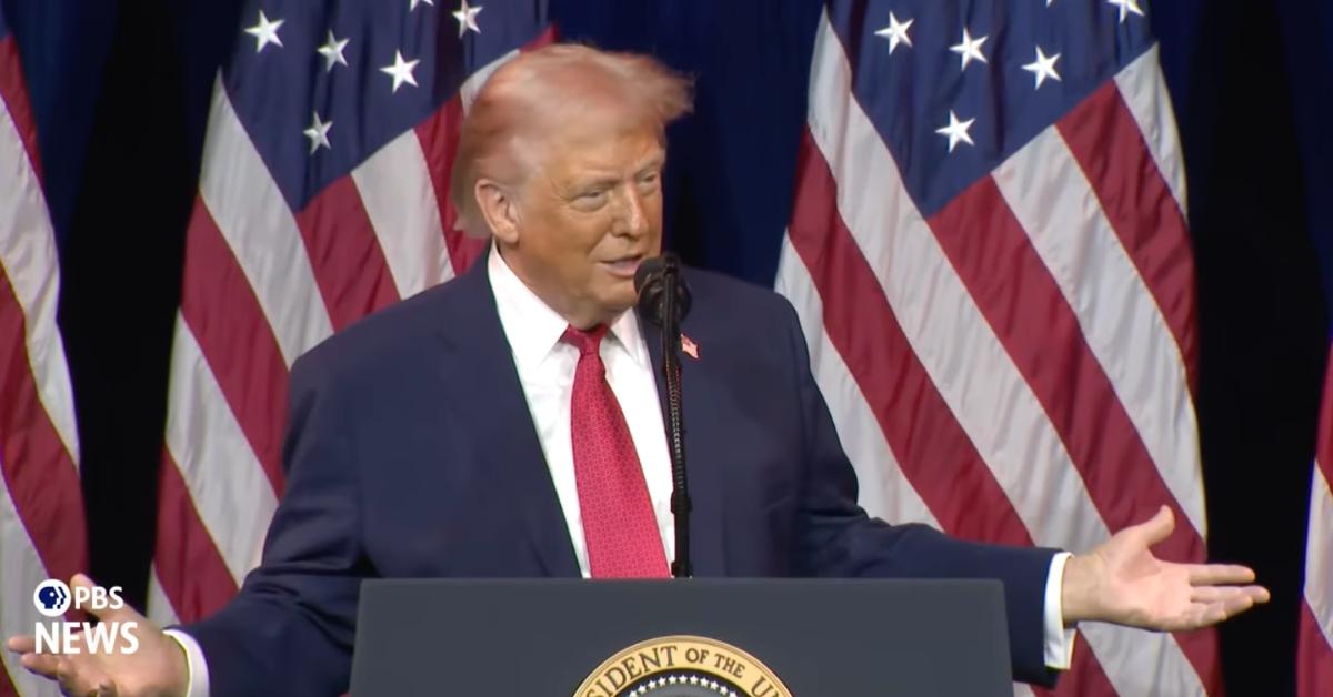 Photo of People made fun of Donald Trump's hair for appearing to have a pink tint to it.