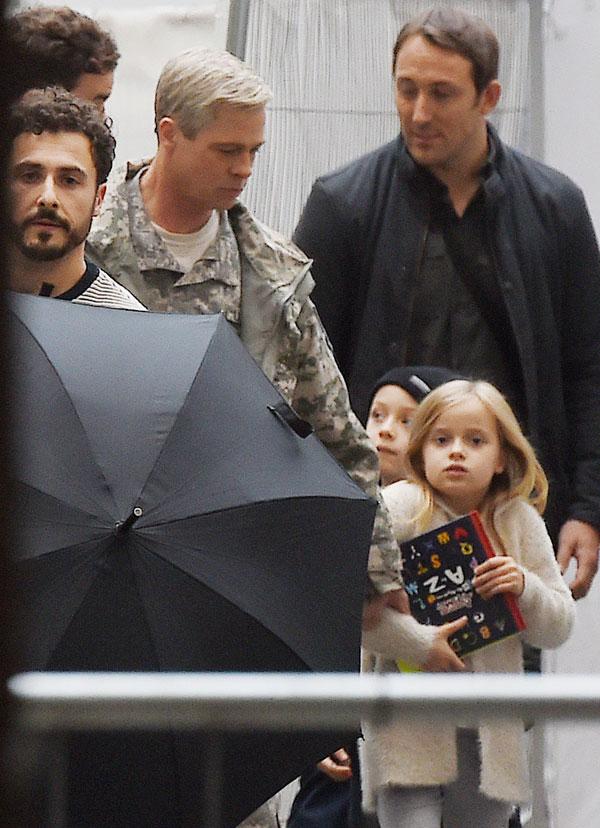 Brad pitt new hair look dyed grey 02 FF