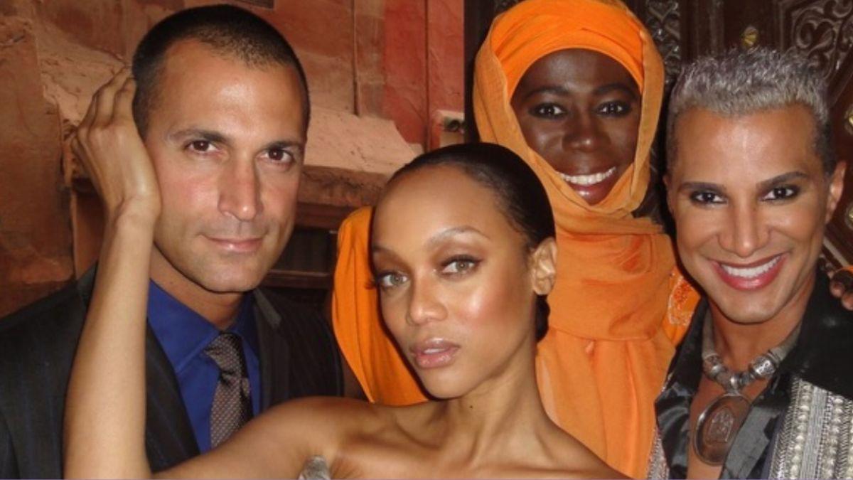 Photo of Nigel Barker, Tyra Banks, Miss J. Alexander, Jay Manuel