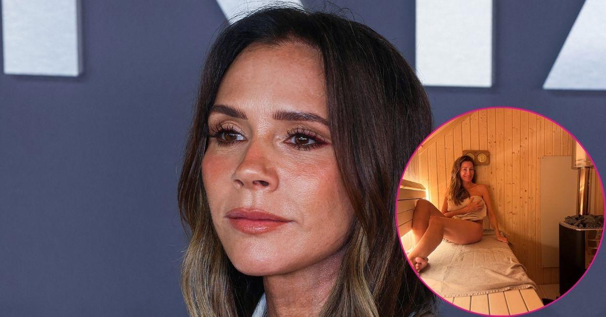 Split photo of Victoria Beckham and Rebecca Loos