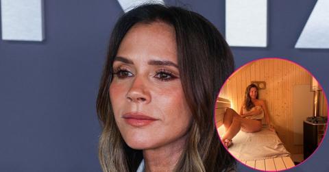 Split photo of Victoria Beckham and Rebecca Loos