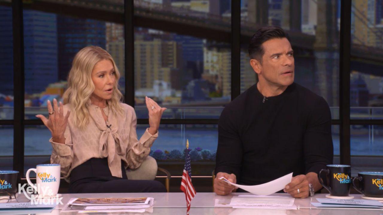 Image of Kelly Ripa added that she thinks 'the city said 4 p.m.'