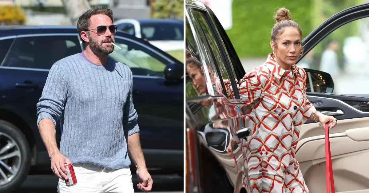 image of An insider revealed in 2023 that Jennifer Lopez wasn't fond of Ben Affleck's smoking habit.
