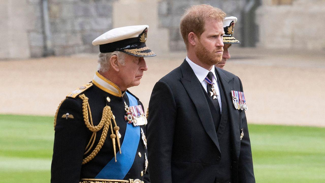 Image of Prince Harry hoped to spend more time with King Charles III.