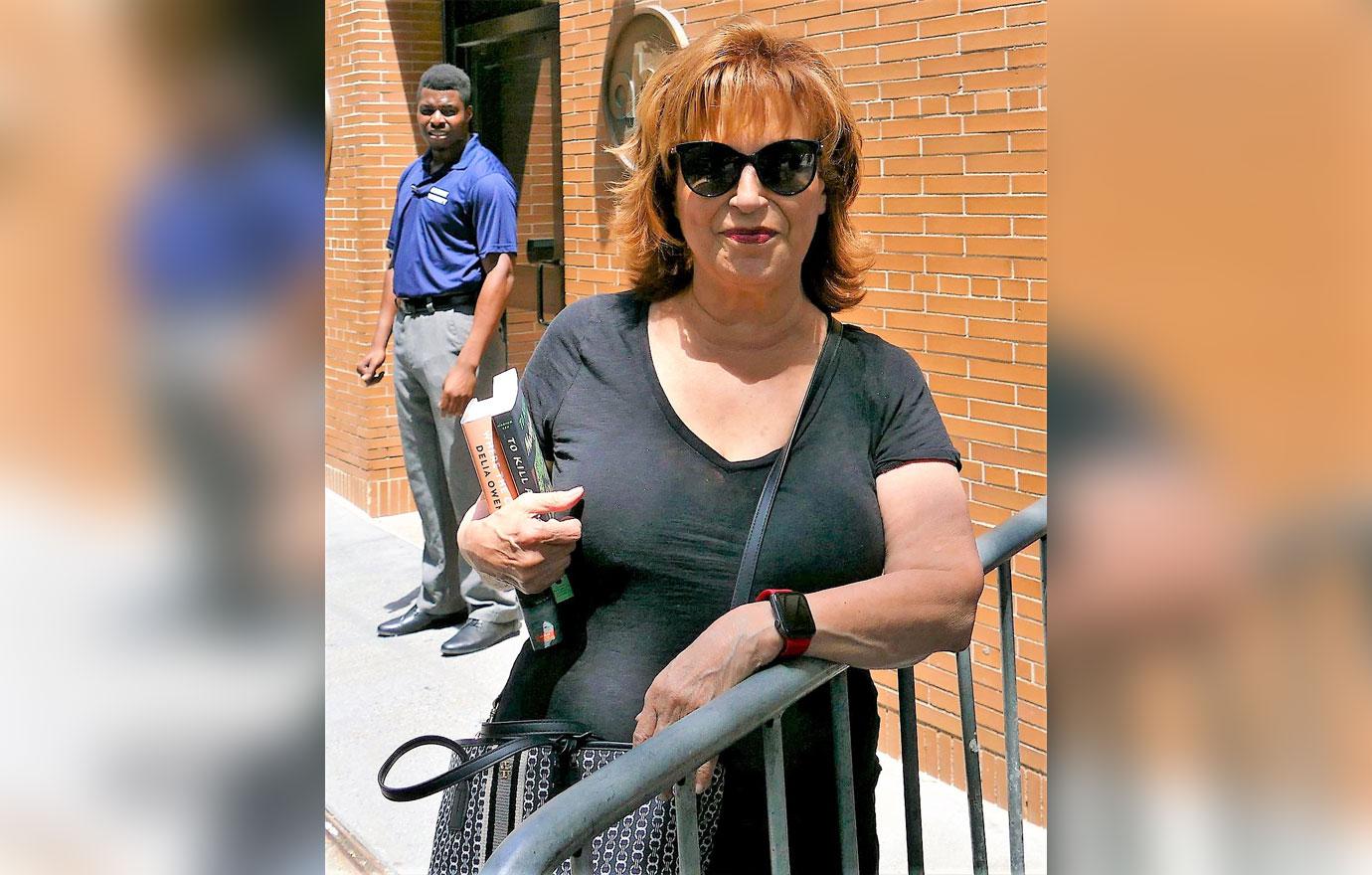 joy behar shouts at fan claiming the view is scripted after lashing out at crew member during live taping