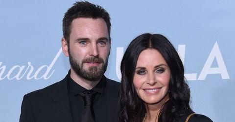 Image of Johnny McDaid and Courteney Cox