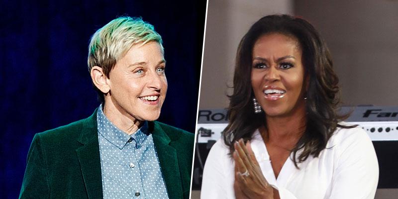 Michelle Obama Gets From Ellen Degeneres To Sell Her New Book