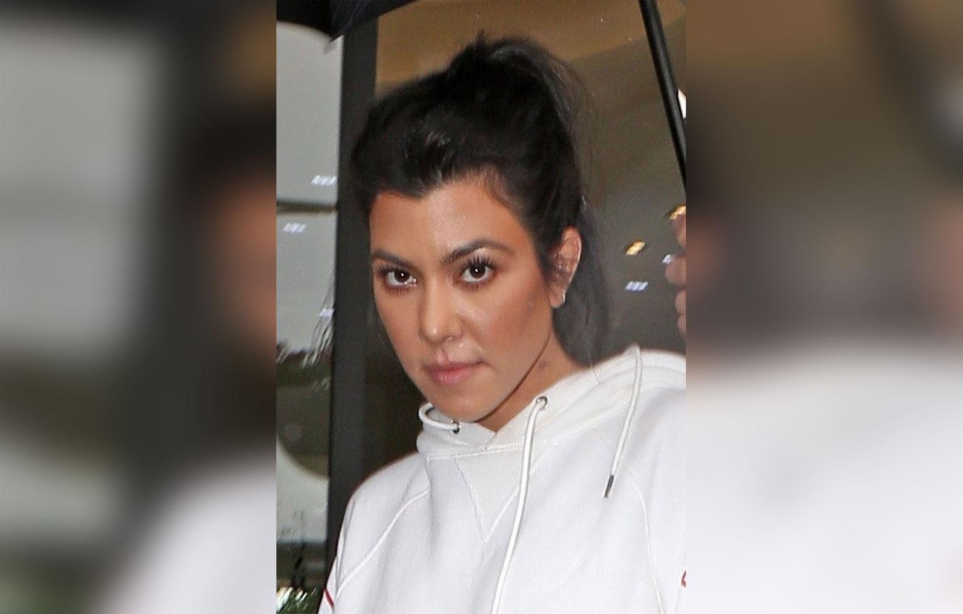 Kourtney Kardashian looks to be rocking a hickey