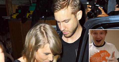 Taylor Swift and rumored boyfriend Calvin Harris spotted holding hands after a show at Troubadour Club in West Hollywood, CA.