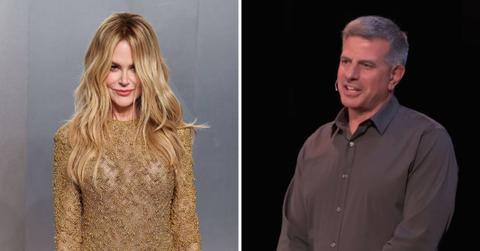 Split photo of Nicole Kidman and Paul Salem.