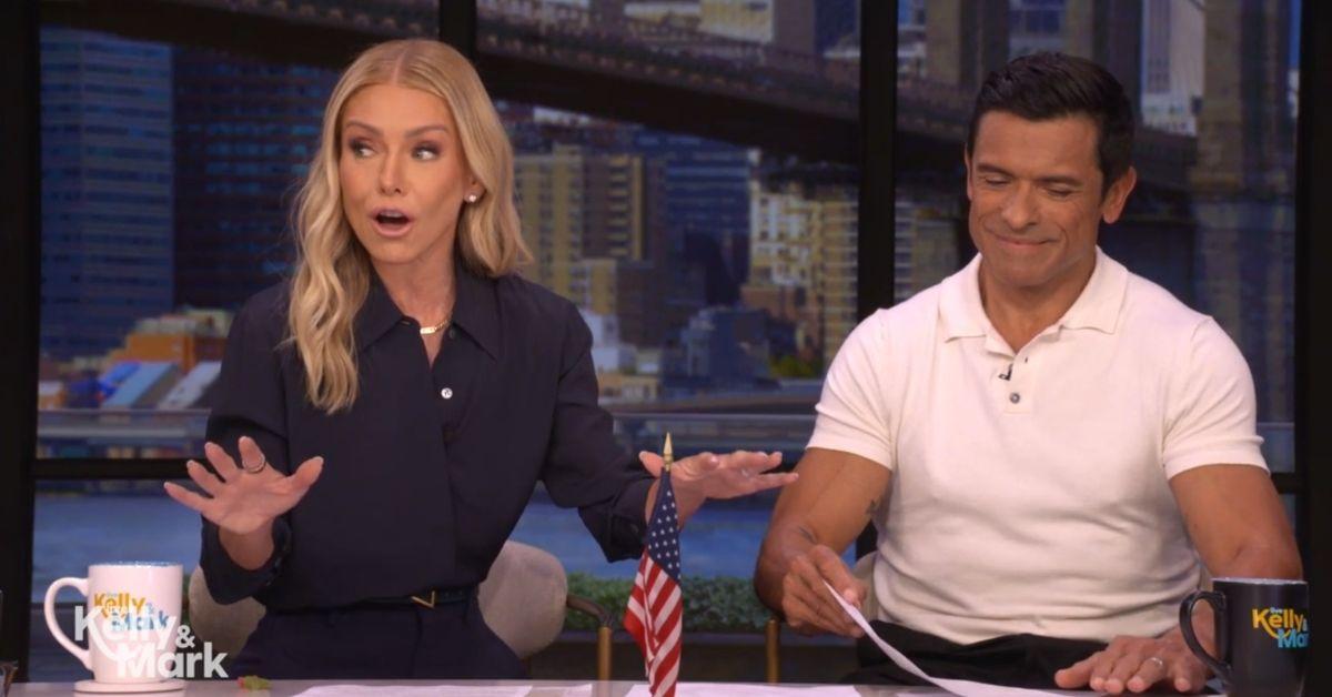 image of Kelly Ripa and Mark Consuelos joked about downsizing their home while discussing the growing number of young adults living with their parents.