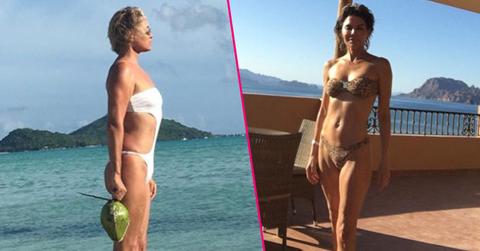 Yolanda Hadid Lisa Rinna Bikini Body Battle RHOBH