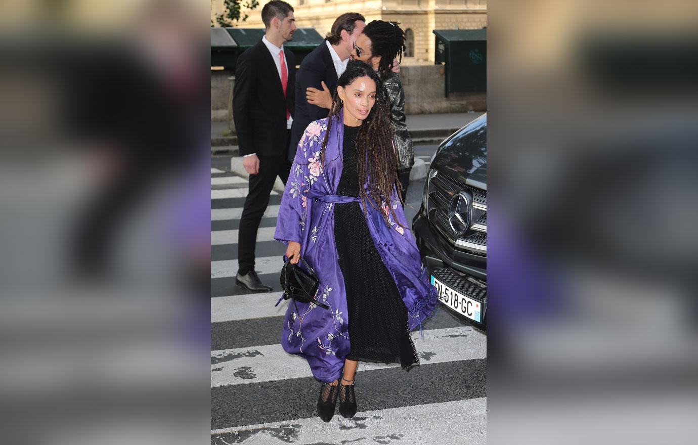 Lisa Bonet Zoe Kravitz And Karl Glusman Paris Wedding