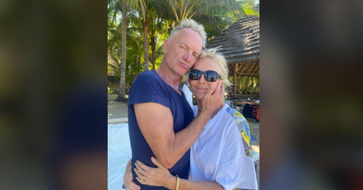 Photos of Sting and Trudie Styler