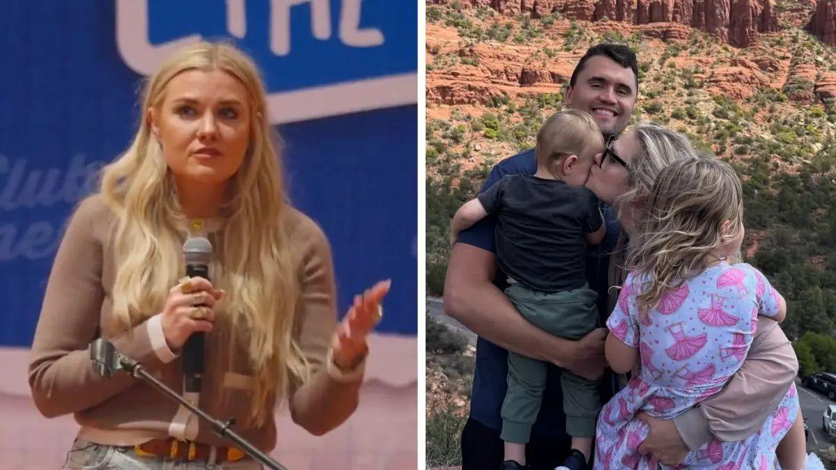 image of Erika Kirk stepped into her husband's shoes immediately following his death.