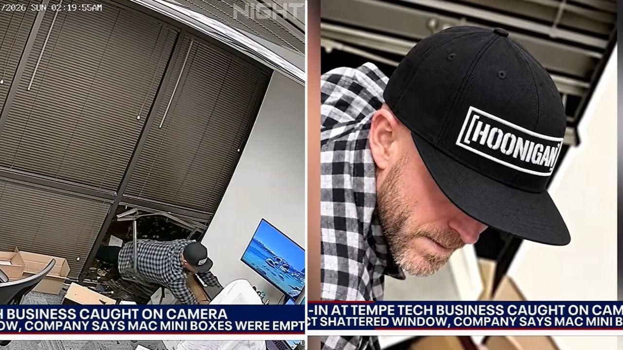 Image of Empty Mac mini boxes became the only items taken during the Arizona break-in.