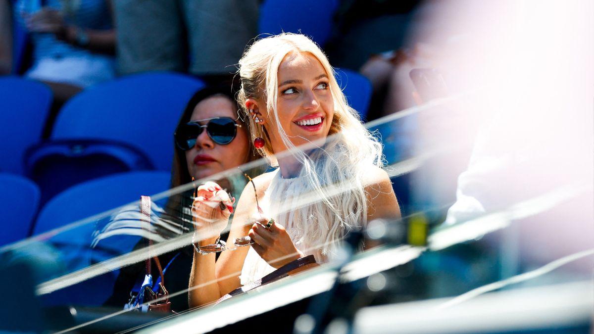 image of Morgan Riddle is dating Taylor Fritz. 