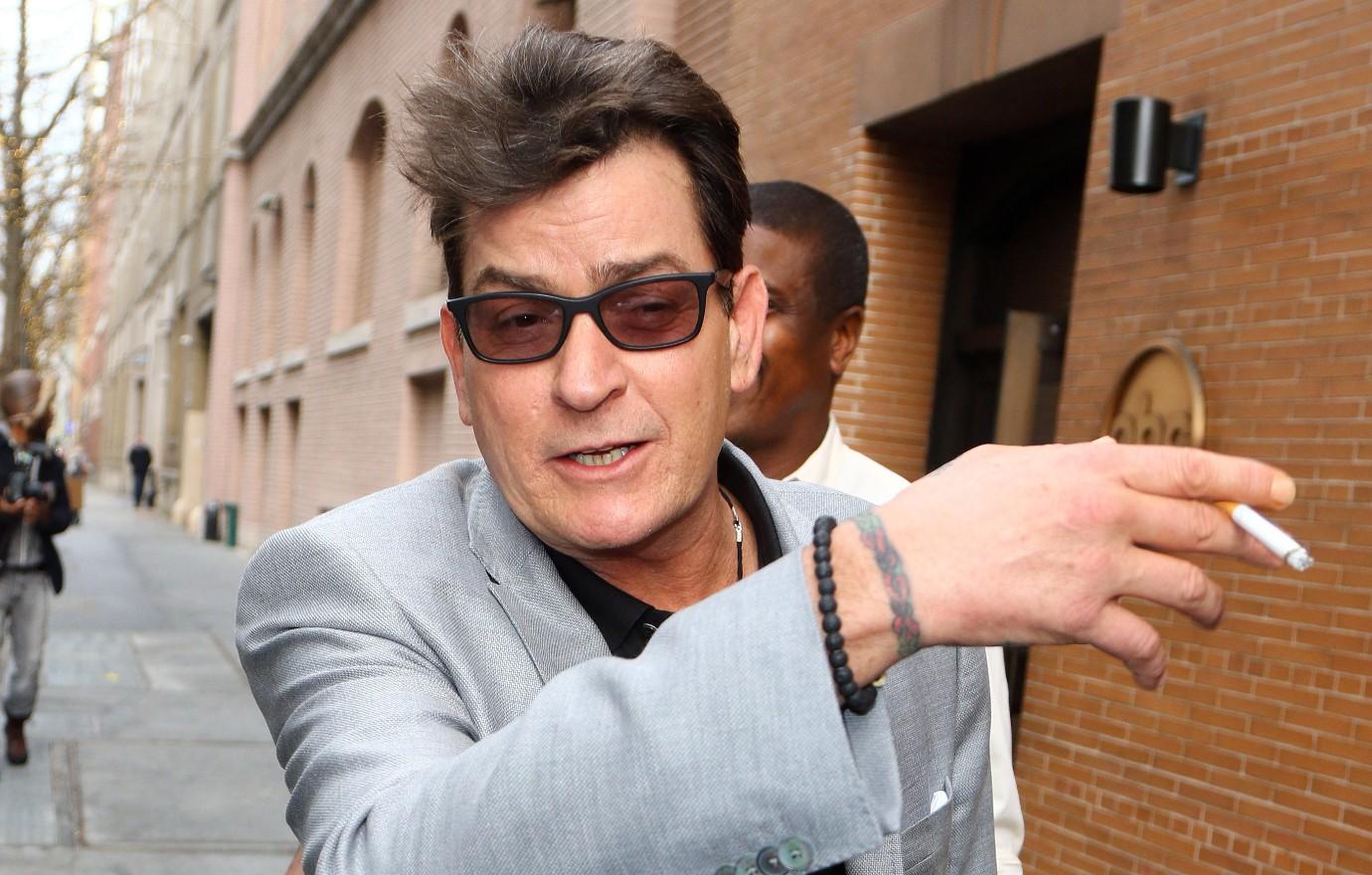 Charlie Sheen spends day with his son in rare sighting