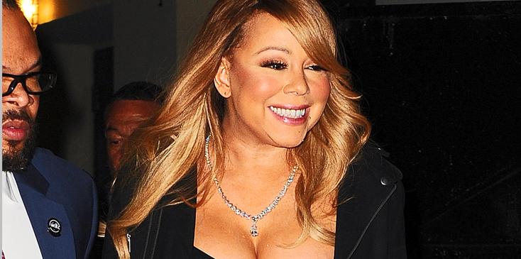 Mariah Carey stuns as she greets fans after her christmas concert in New York