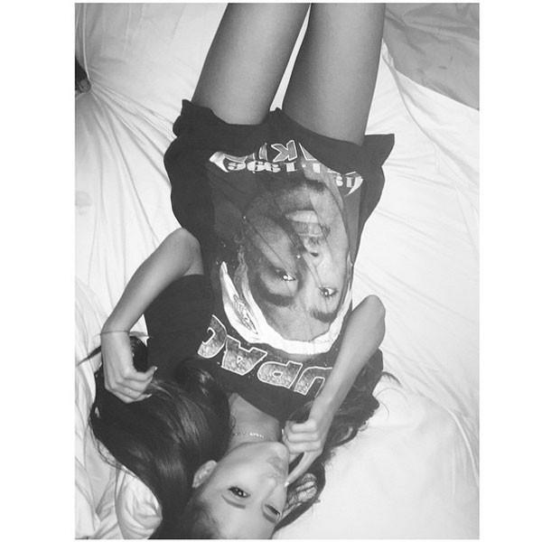 ariana grande big sean clothes bed