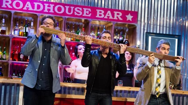 Seth Rogen, Dave franco and Andy Cohen