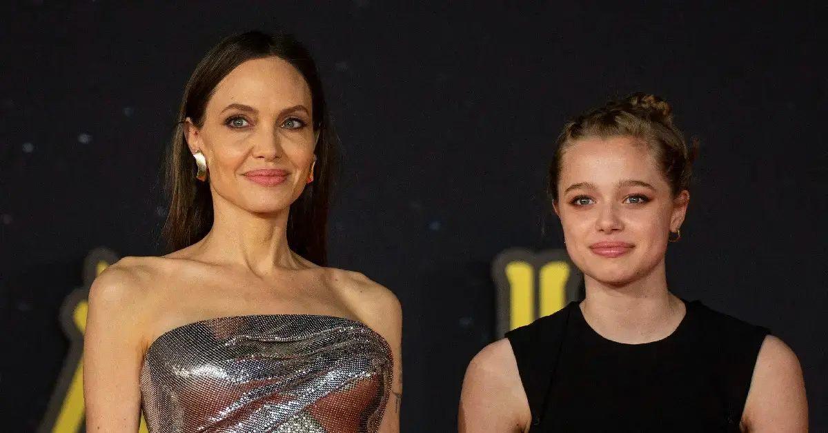 angelina jolie brad pitt daughter shiloh intimate moment rumored girlfriend