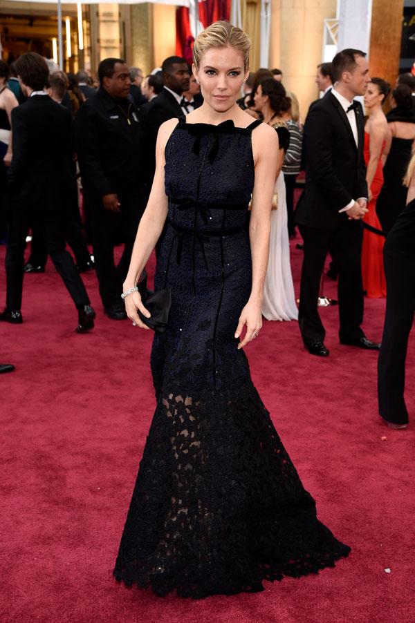 Sienna miller 2014 oscars arrivals