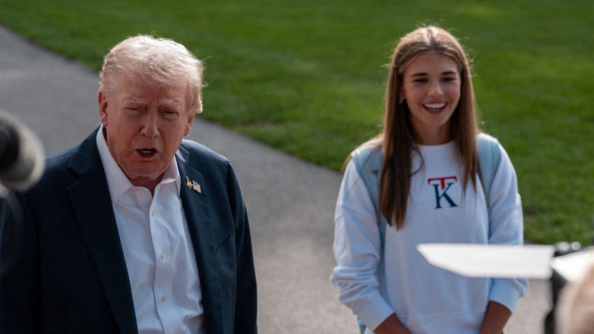 Image of Despite the loud boos, Kai Trump praised the game-night atmosphere.