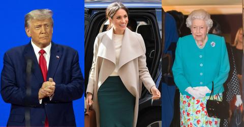 donald trump bashes meghan markle disrespectful queen elizabeth