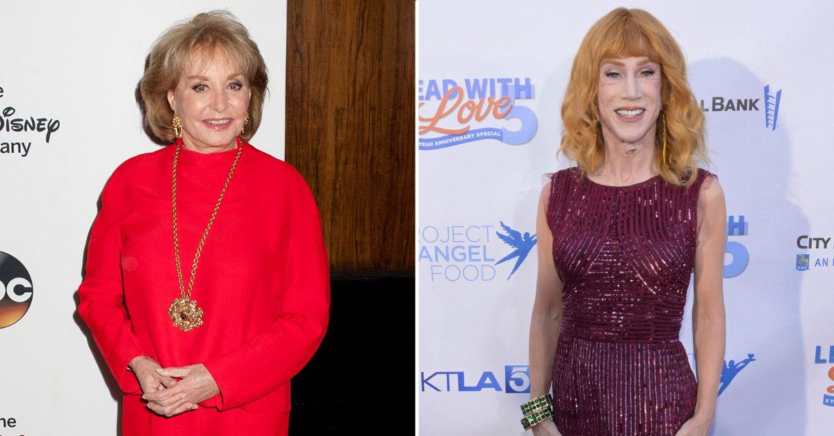 Photo of Barbara Walters reportedly rolled her eyes when Kathy Griffin told her that people love when she gives her 's---.'