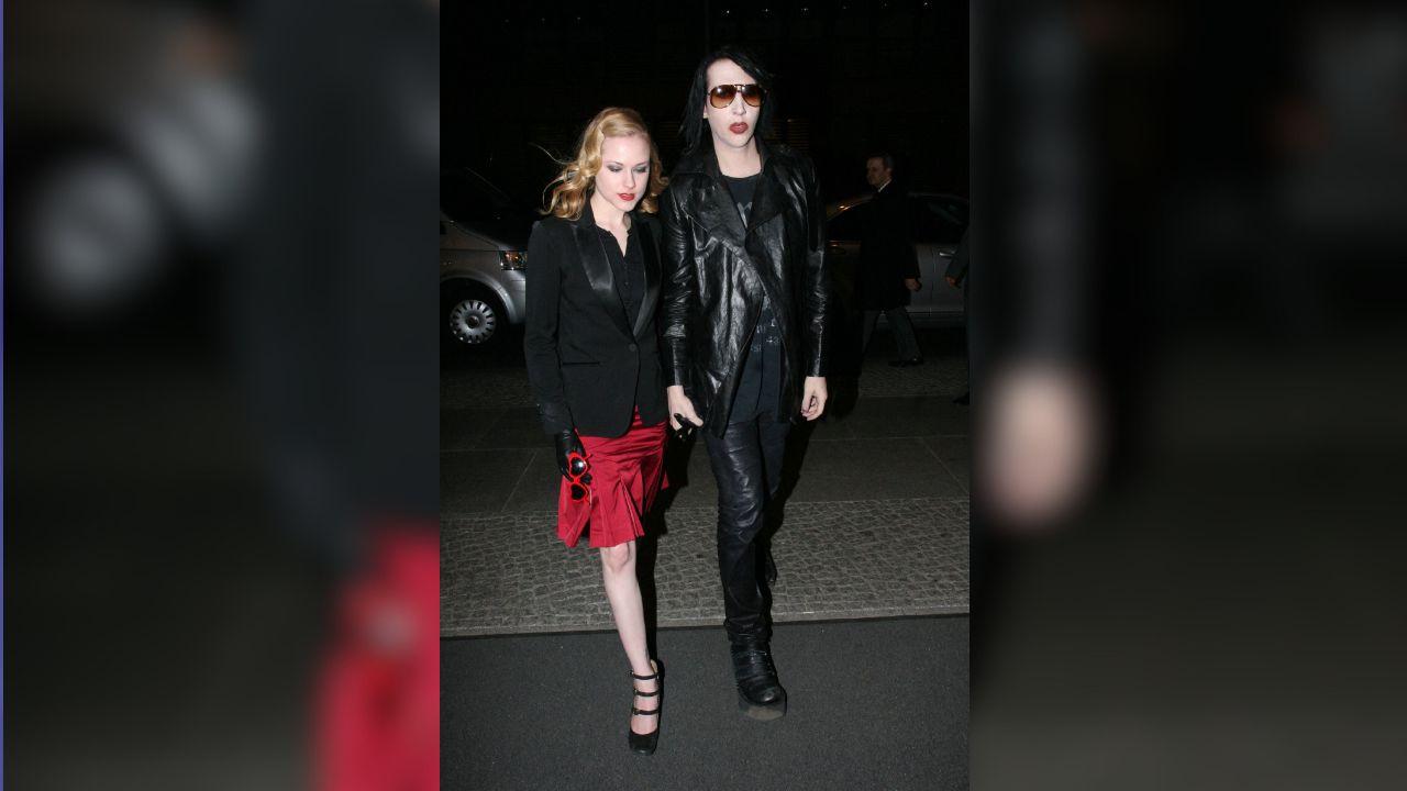 Image of Evan Rachel Wood and Marilyn Manson