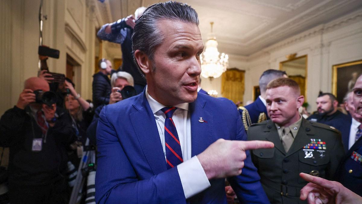 image of Pete Hegseth previously claimed 'we're winning' on 'our terms.' 