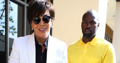 Lamar Odom, Khloe Kardashian, Kris Jenner and Corey Gamble arrive to church on Easter