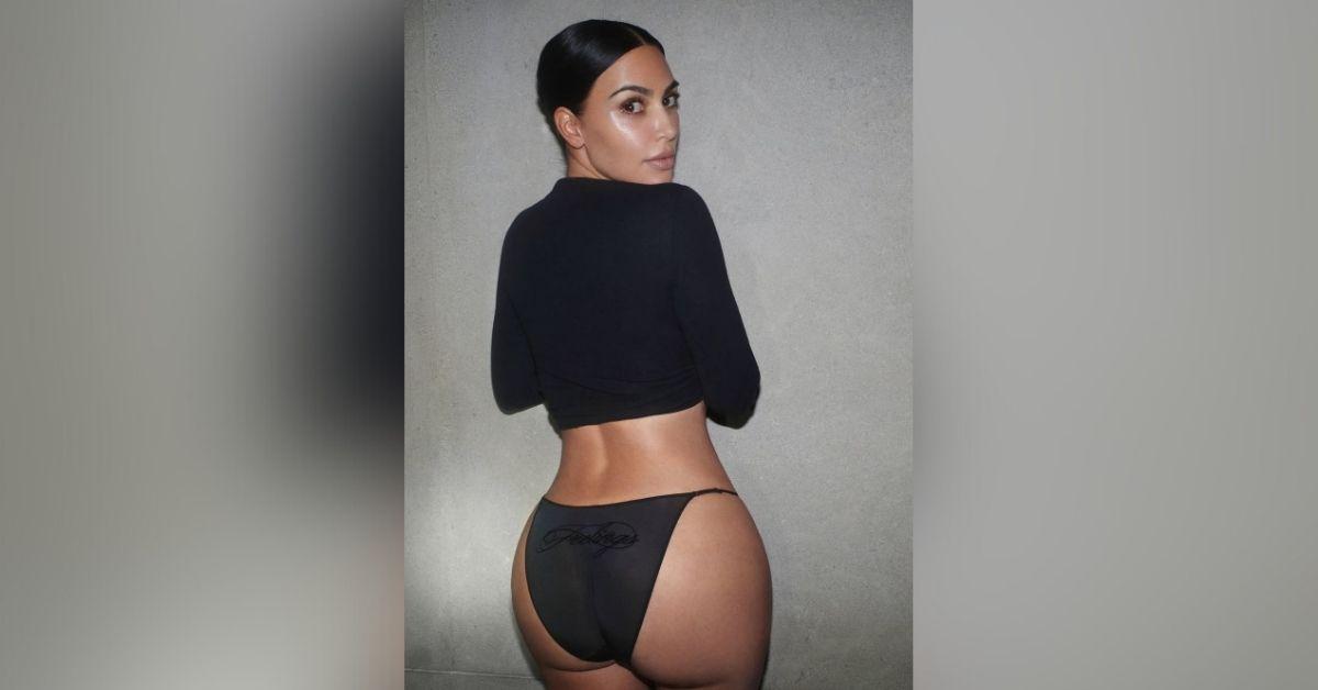 image of Kim Kardashian wowed fans as she posted in sheer SKIMS underwear.