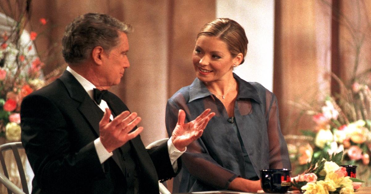 Image of Kelly Ripa started co-hosting 'Live' in 2001 alongside Regis Philbin.