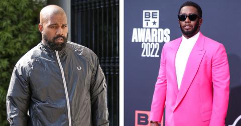 Composite photo of Kanye West and Sean 'Diddy' Combs.