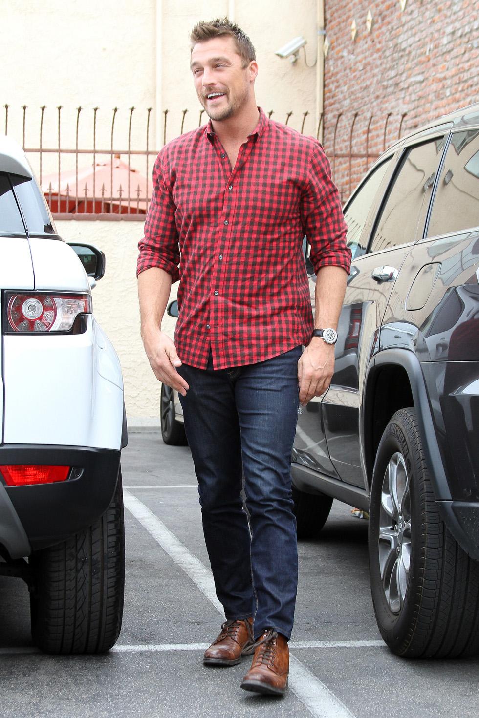 Chris Soules and Witney Carson hit DWTS Studios